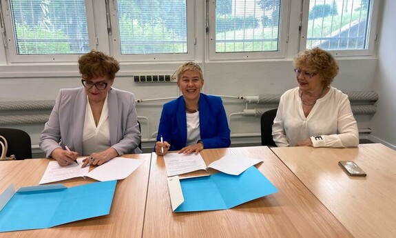 podpisanie porozumienia o współpracy pomiędzy Centrum Kształcenia Zawodowego i Ustawicznego nr 1 „Budowlanka” w Zielonej Górze